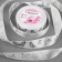 Satin tape "Silver butterflies", 25 mm, 23 ± 1 m, white color