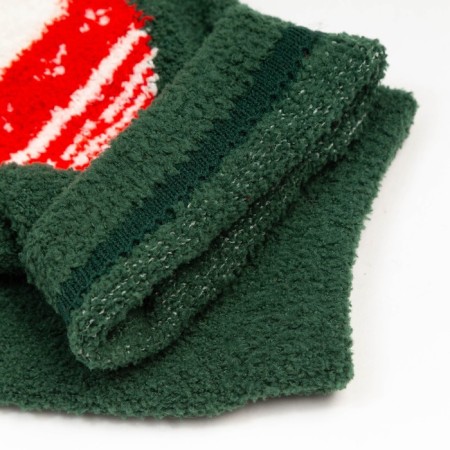 Tensor women's socks “Bear in a hat”, dark green color, size 36-40-3