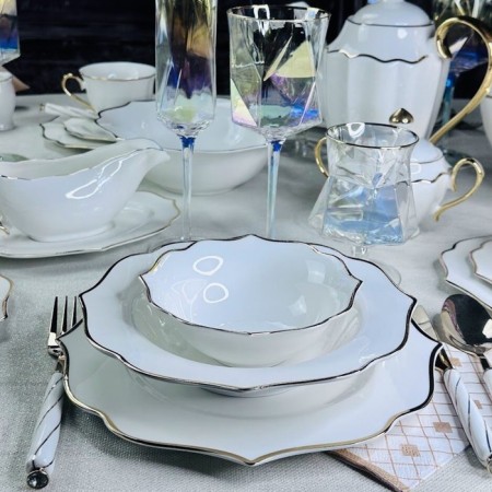 Dining Service Lenardi Magnolia Gold, 45 items