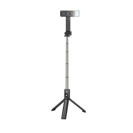 Monopoline Trenoga for selfie Hoco K15, with backlight, wireless, BT4.0, 55 mAh, PDU, Black-5