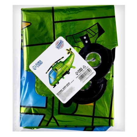Foil ball 31 "Helicopter", green-1