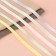 A set of satin ribbons “Tender”, 5 pcs, size 1 tape: 6 mm × 23 ± 1 m