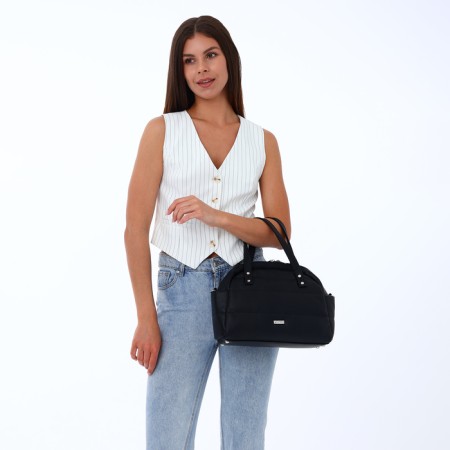 Women's bag with lightning, black color-7