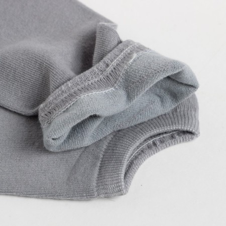 Socks men's shortened minku color light gray, size 40-41 (27 cm)-1