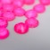 Decor for creativity "Fluorescent rhinestones. Bright pink" set of 60 pcs SS20 - 4.6 mm