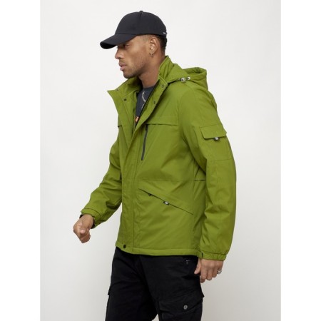 Sports male jacket, size 54, green color-1