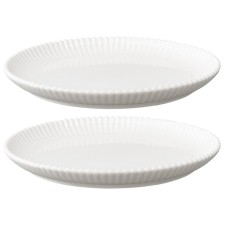 Set of plates Tkano Kitchen Spirit, 26 cm, 2 pcs, white color