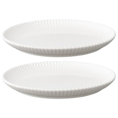 Set of plates Tkano Kitchen Spirit, 26 cm, 2 pcs, white color