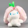 Soft toy "Bunny Klubnik" on the key fabric, 11 cm