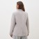Jacket women's double-breasted Mist Plus-Size, r.52, beige