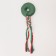 A squeak -soft toy, soft for dogs "New Year Donut" with a rope, 32 cm