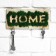 The keyrean is wall -mounted with moss "Home".