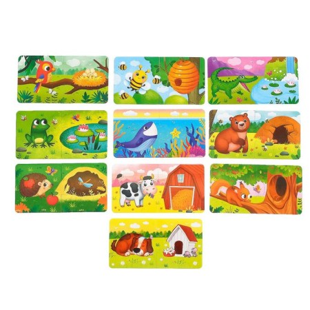 Pair puzzles "Who lives where?"-1
