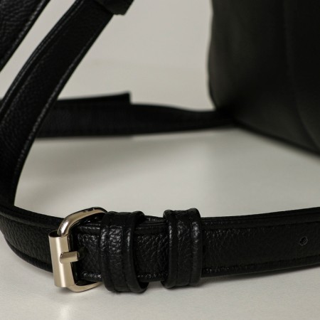 Women's backpack city, Textura, black color-8