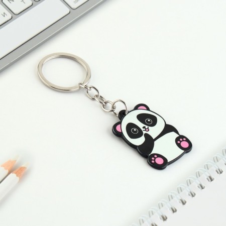 Acrylic keychain "Panda", 3.5 x 10 cm-3