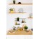 Realing shelf straight, 1 tier, width 26.5 cm, d = 25 mm, chromium color