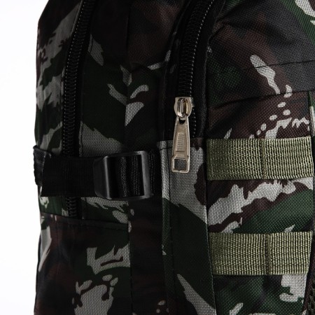 A thyroid backpack with an increase in 65l, 5 external pockets, khaki color-6