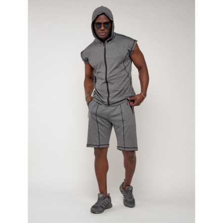 Male tracksuit, size 52-54, gray color-6