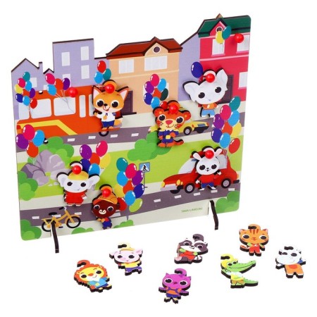 Toy with hooks "Walk around the city"-1
