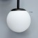 Bra "bird" E27 40W LED 2W gold-black 20.5x12x44.5cm