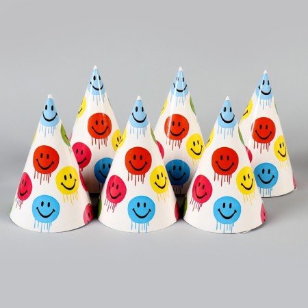Paper cap “Smile”, in a set of 6 pcs.-2