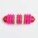 Chewing toy 15.5 x 5.5 cm, red/pink/green