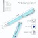 Metal pen "The most beautiful", blue paste 1.0 mm