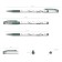 Ballic handle Erichkrause Natural Life Stick, node 0.7mm, blue ink