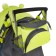 Sancti stroller "nicknas for children ND 7-6", drawing with a giraffe, lemon color, swing mechanism