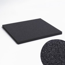 Rectangular sponge, sheet 50 x 50 x 3 cm, gray