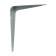 Bracket, 125x100x0.8 mm, metal, chromium color, 1 pc.