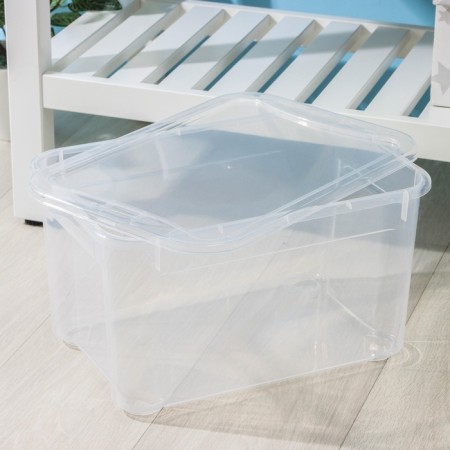 Storage box with the Crystal XS Plus lid, 16 l, 38.9 × 27.5 × 21.5 cm, the color is transparent-12