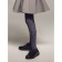 Колготки детские с рисунком «бантики» Conte Elegant Samira, рост 152-158 см, цвет denim