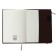 The diary is low, PVC cover, A5 format, 140 sheets in a cage, elastic band, with pockets, mix