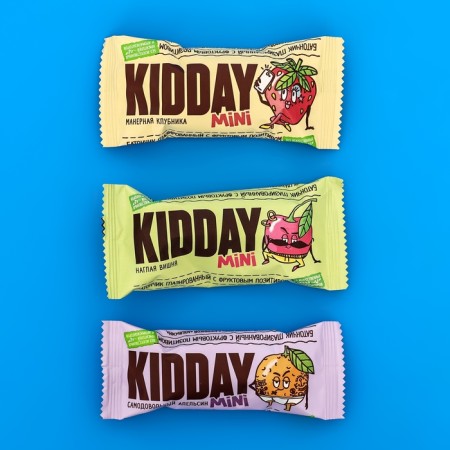 The glazed bar "Kidday mini", fruit assorted, 300 g-5