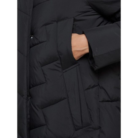 Coat insulated winter female, size 50, black color-11