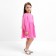 Children's dress with long sleeve KAFTAN "Muslin", size 28 (86 -92 cm) pink color