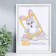 Photo frame plastic "Aron" 21x30 cm, white