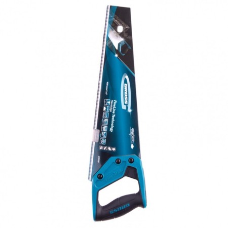 Knife-hacksaw on wood Gross Piranha, 400 mm, 7-8 tpi, sharpening 3D, fecal tooth-3