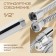 Shower Set Zein Z0205, hose 150 cm, nuts, holder, watering can 5 modes, chrome