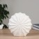 VAZA Ceramics Table "Cayo" wave, d-7x2.5cm 21x19 cm, white