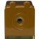 Mechanical sharpener with container classic gold