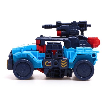 Military SUV robot, transforms, blue color-5