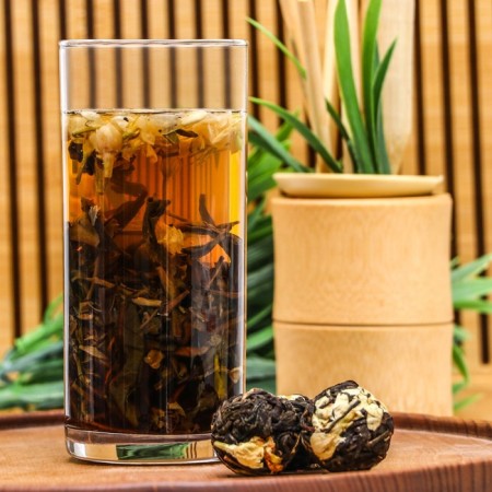 Chinese bound green tea "Jasmine", 50 g-4