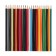 Pencils of watercolor 24 colors, sharpened, in a cardboard box