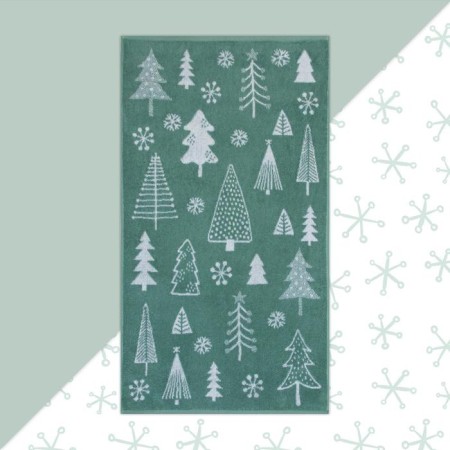 Terry Ethel "Christmas trees" 50x90cm, 100% cotton, 420g/m2