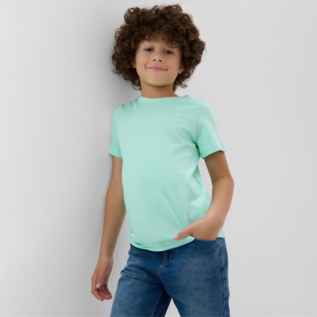 Children's Minaku T -shirt, turquoise color, height 116 cm-4