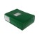 A4 archive folder A4, a spine of 80 mm, plastic, calligrata, cut fastener, green, up to 700 sheets