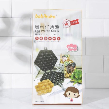 The pan -double “nuts”, 40 × 21 × 3.3 cm, plastic handle, black color-6