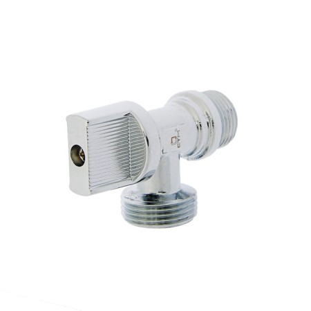 Ball bar "STM", 1/2 "and 3/4", external thread, for everyday life. devices, corner, butterfly, chrome